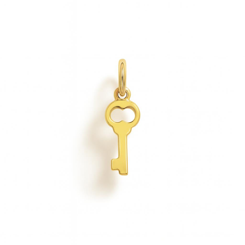 Charm Llave de Oro Amarillo