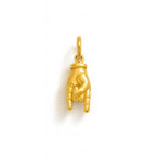 Charm Corna in Oro Giallo