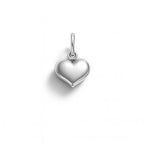 Charm Cuore in Oro Bianco