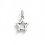 Charm Stella in Oro Bianco