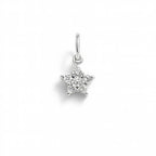 Charm Stella in Oro Bianco e Zirconi