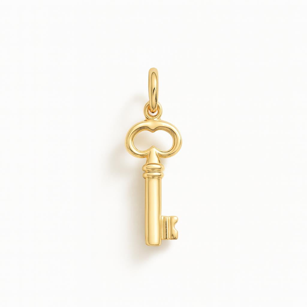 Charm Chiave in Oro Giallo