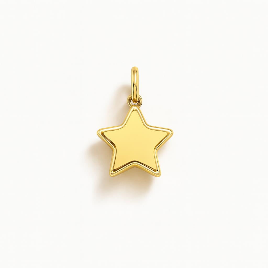 Charm Stella in Oro Giallo