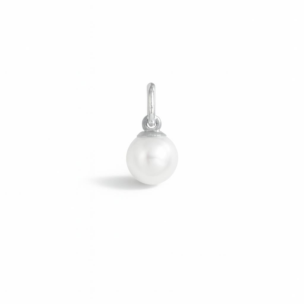 Charm Perla in Oro Bianco