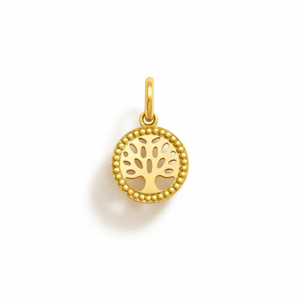 Charm Albero della Vita in Oro Giallo
