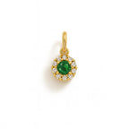 Charm Gemme in Oro Giallo e Zirconi