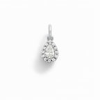 Charm Luce in Oro Bianco e Zirconi