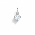 Charm Luce in Oro Bianco e Zirconi