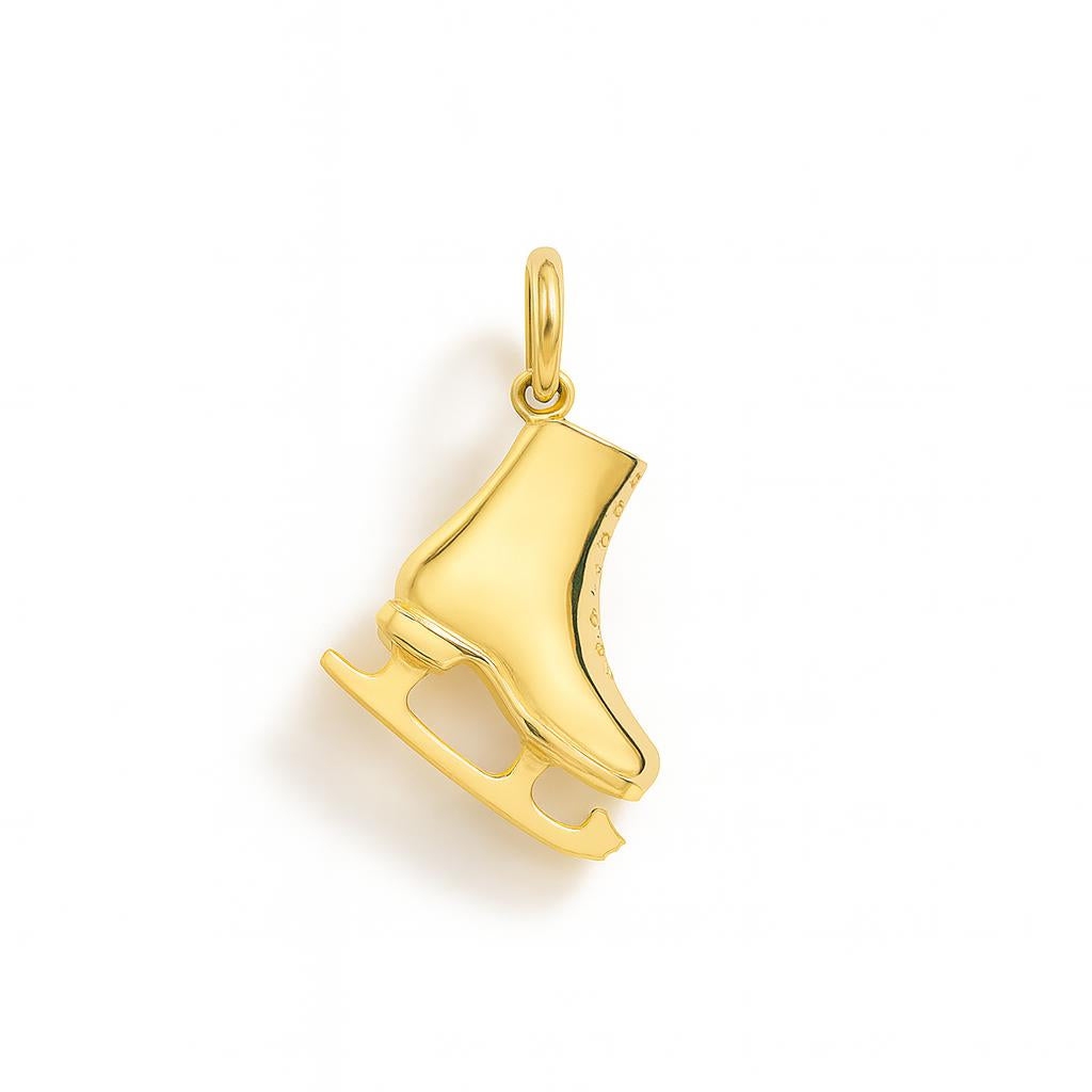 Charm Pattini in Oro Giallo