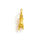 Charm Corna in Oro Giallo