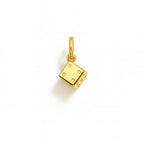 Charm Dado in Oro Giallo