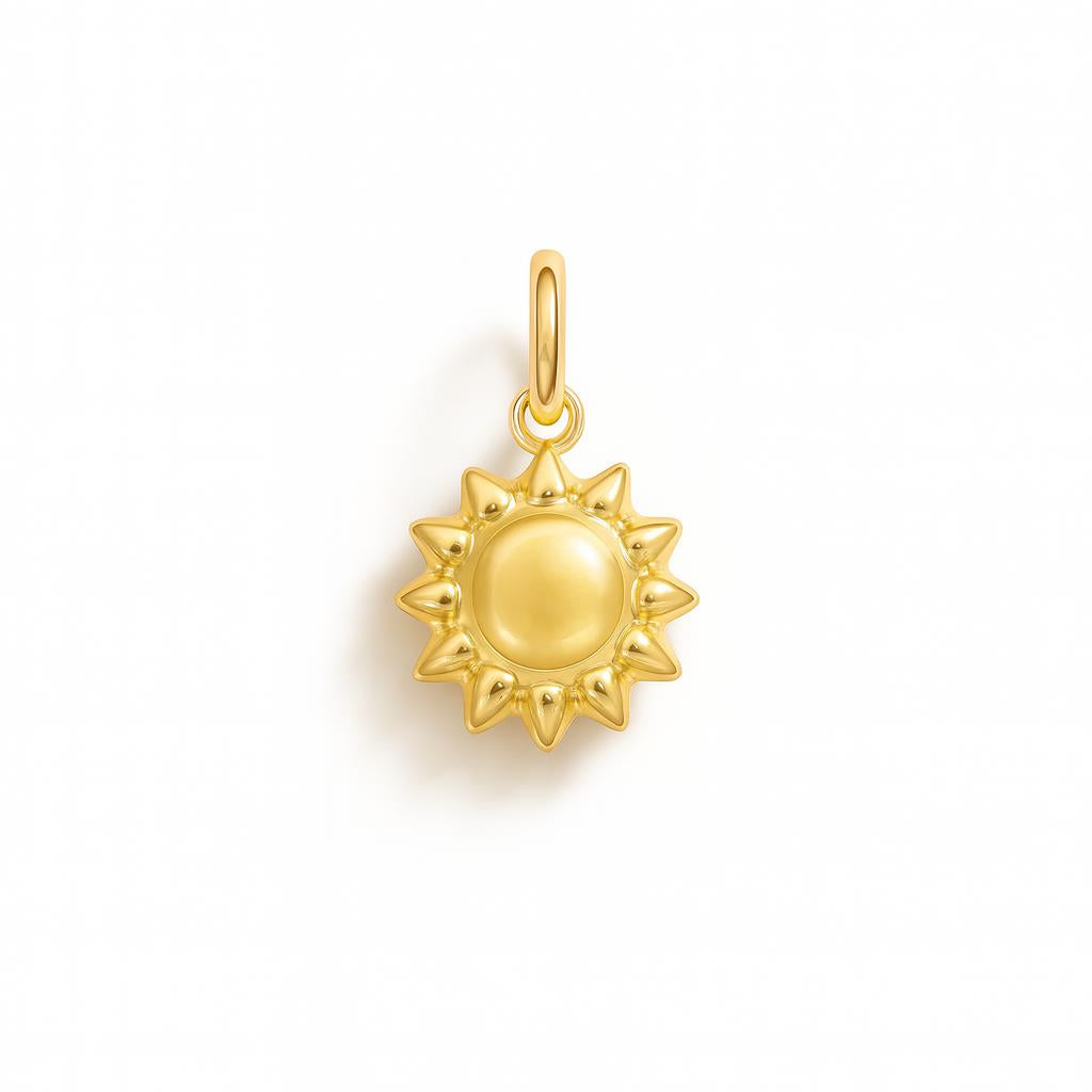 Charm Sole in Oro Giallo