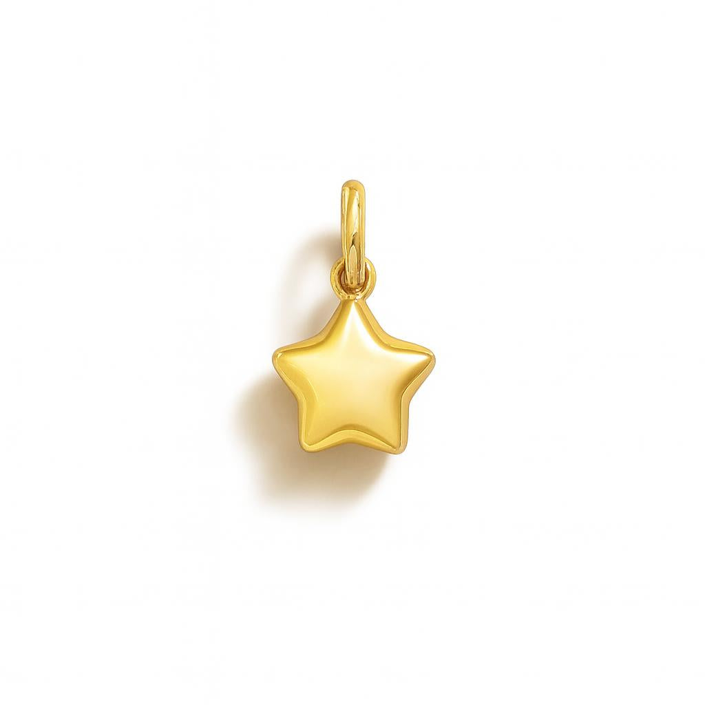 Charm Stella in Oro Giallo