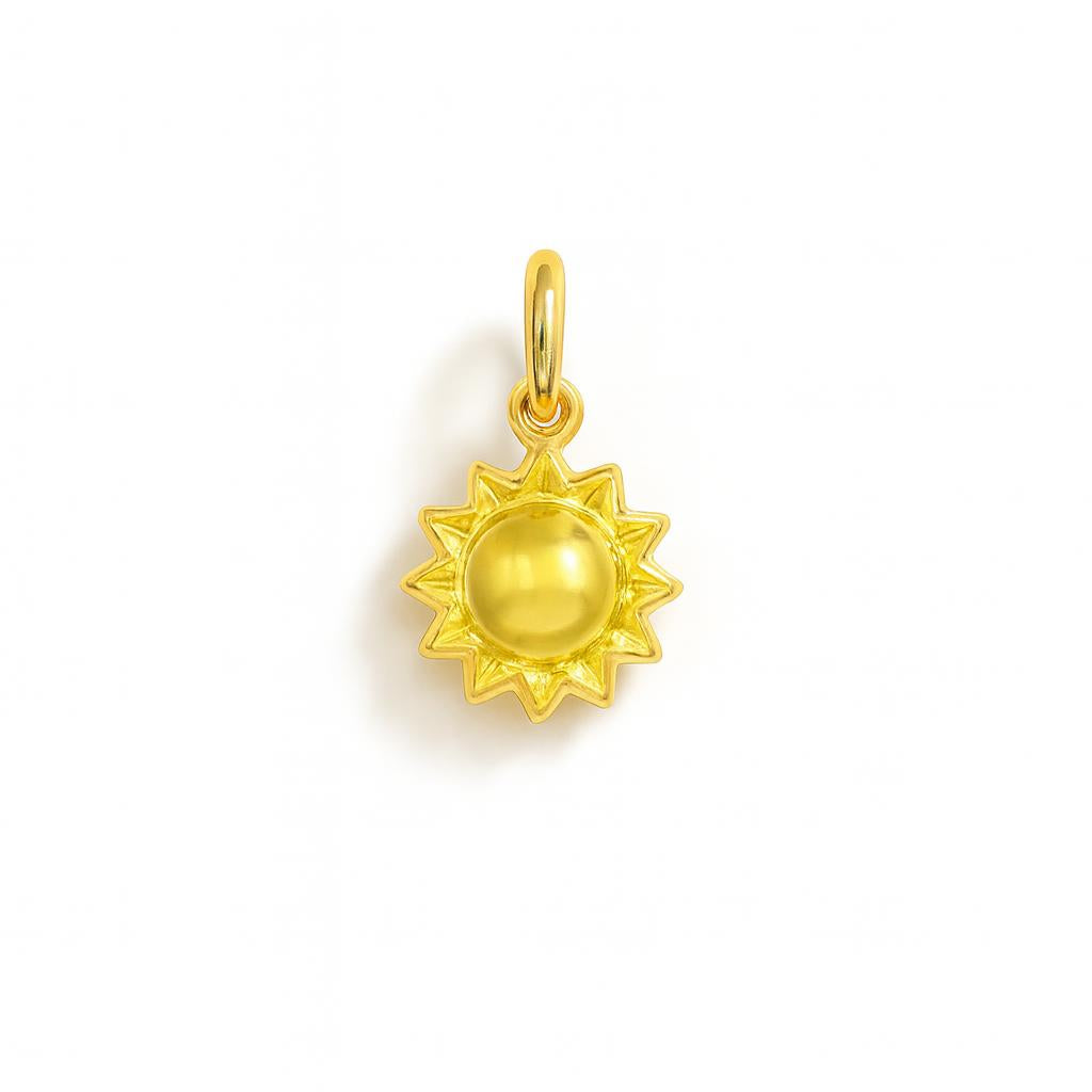 Charm Sole in Oro Giallo