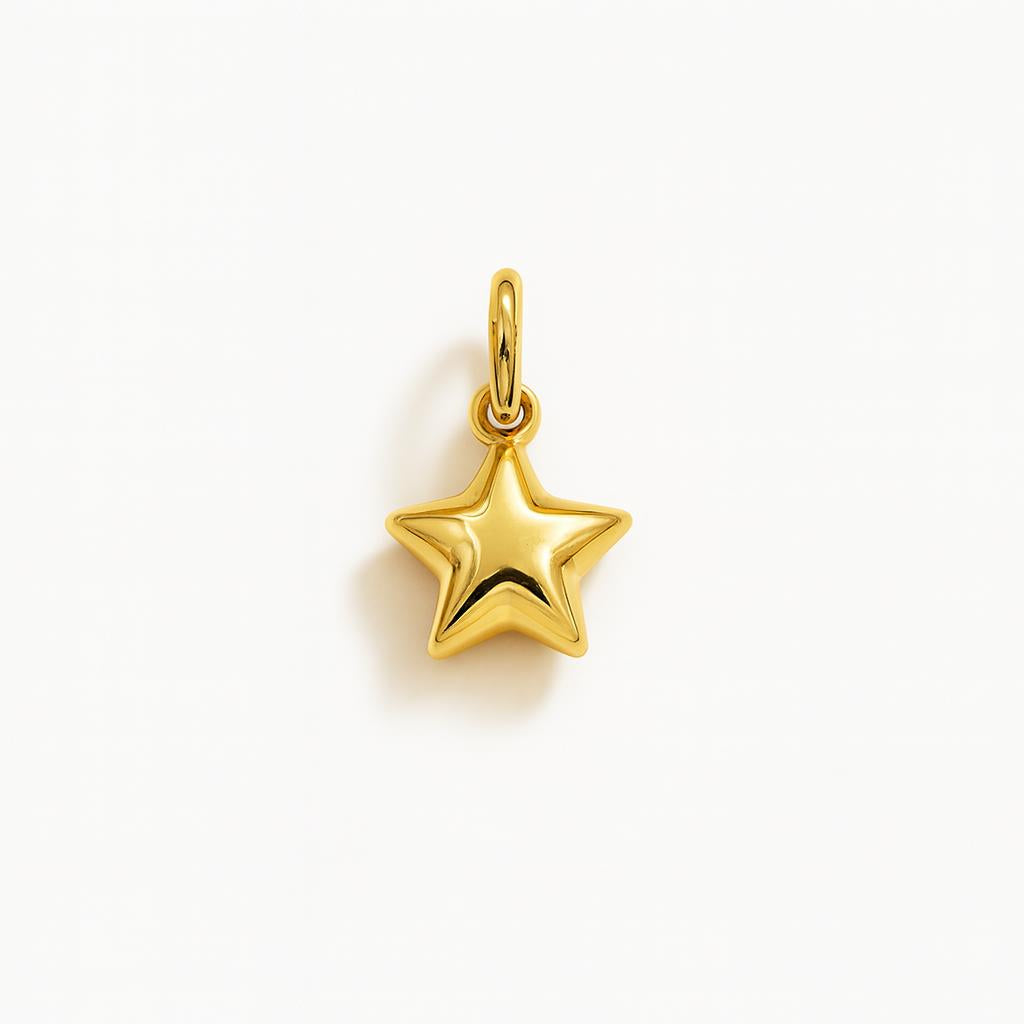 Charm Stella in Oro Giallo