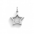 Charm Stella in Oro Bianco