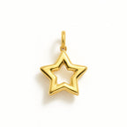 Charm Stella in Oro Giallo