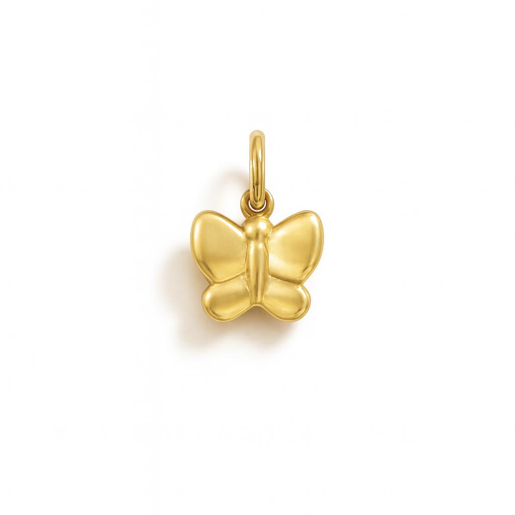 Charm Farfalla in Oro Giallo