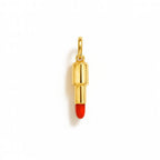 Charm Rossetto in Oro Giallo e Smalto Rosso