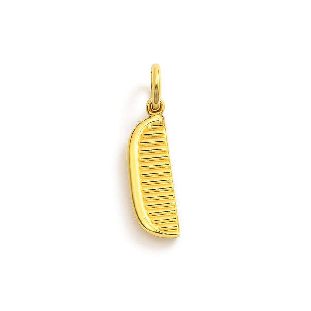 Charm Pettine in Oro Giallo