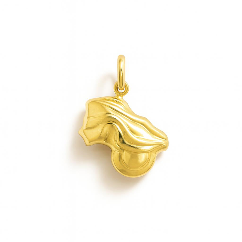 Charm Dea della Fortuna in Oro Giallo