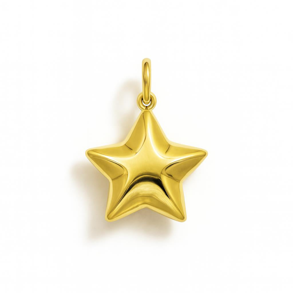 Charm Stella in Oro Giallo