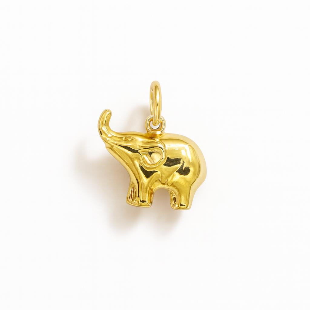 Charm Elefante in Oro Giallo