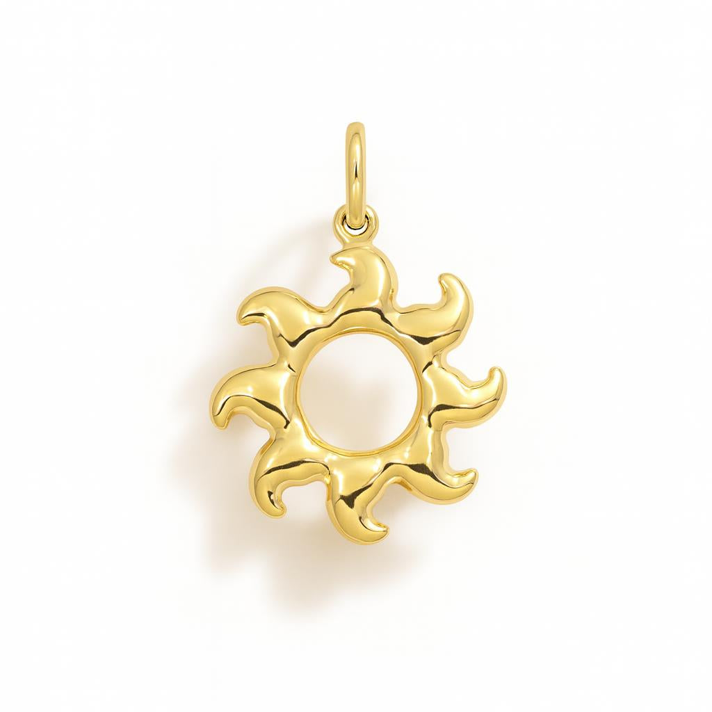 Charm Sole in Oro Giallo