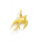Charm Rondine in Oro Giallo