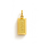Yellow Gold Ingot Charm