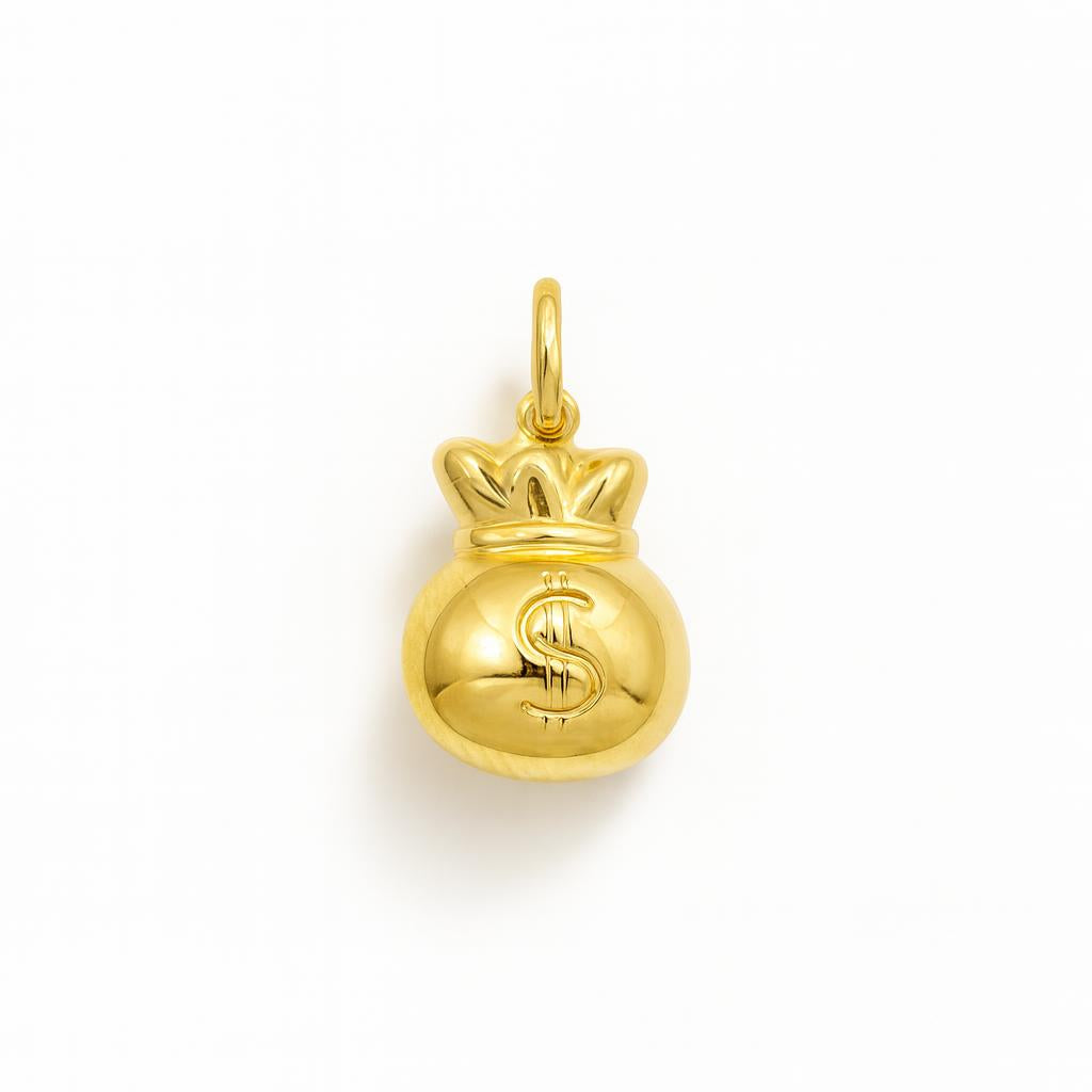 Charm Soldi in Oro Giallo