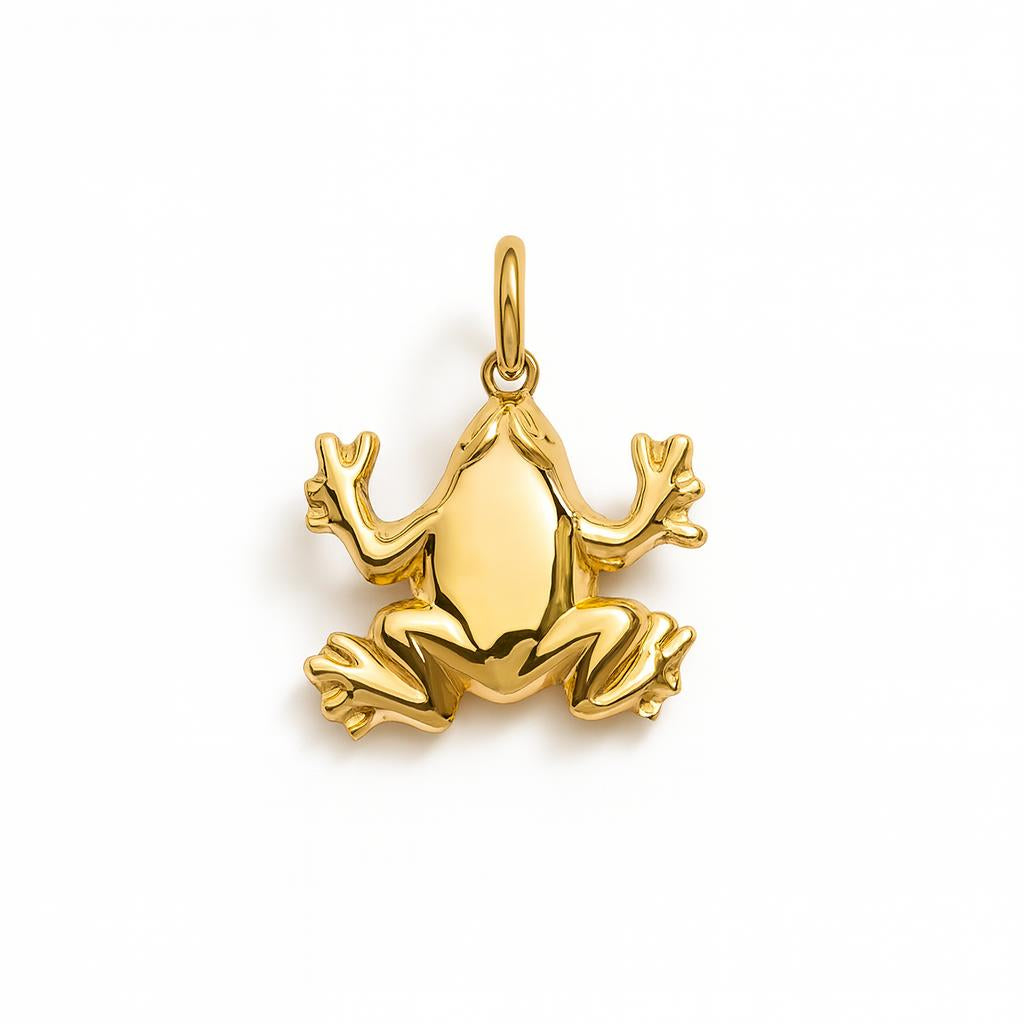 Charm Rana in Oro Giallo