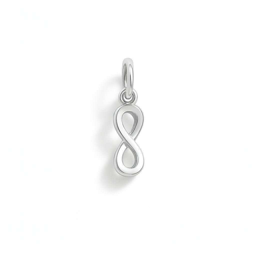 Charm Infinito in Oro Bianco