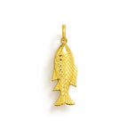 Charm Pesce in Oro Giallo