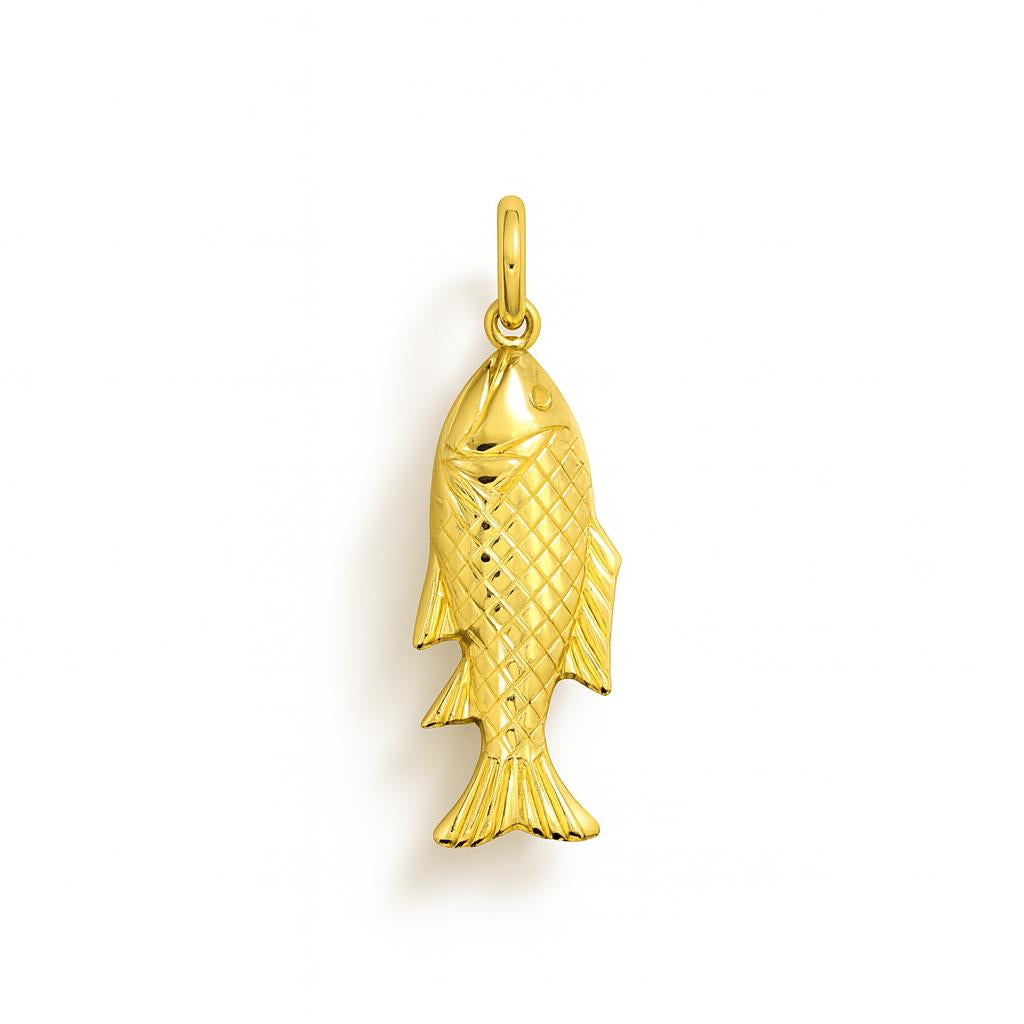 Charm Pesce in Oro Giallo