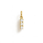 Charm Luce in Oro Giallo e Zirconi