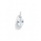 Charm Luce in Oro Bianco e Zirconi
