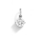 Charm Luce in Oro Bianco e Zirconi