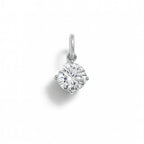 Charm Luce in Oro Bianco e Zirconi