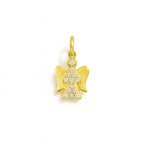 Charm Credo in Oro Giallo e Zirconi