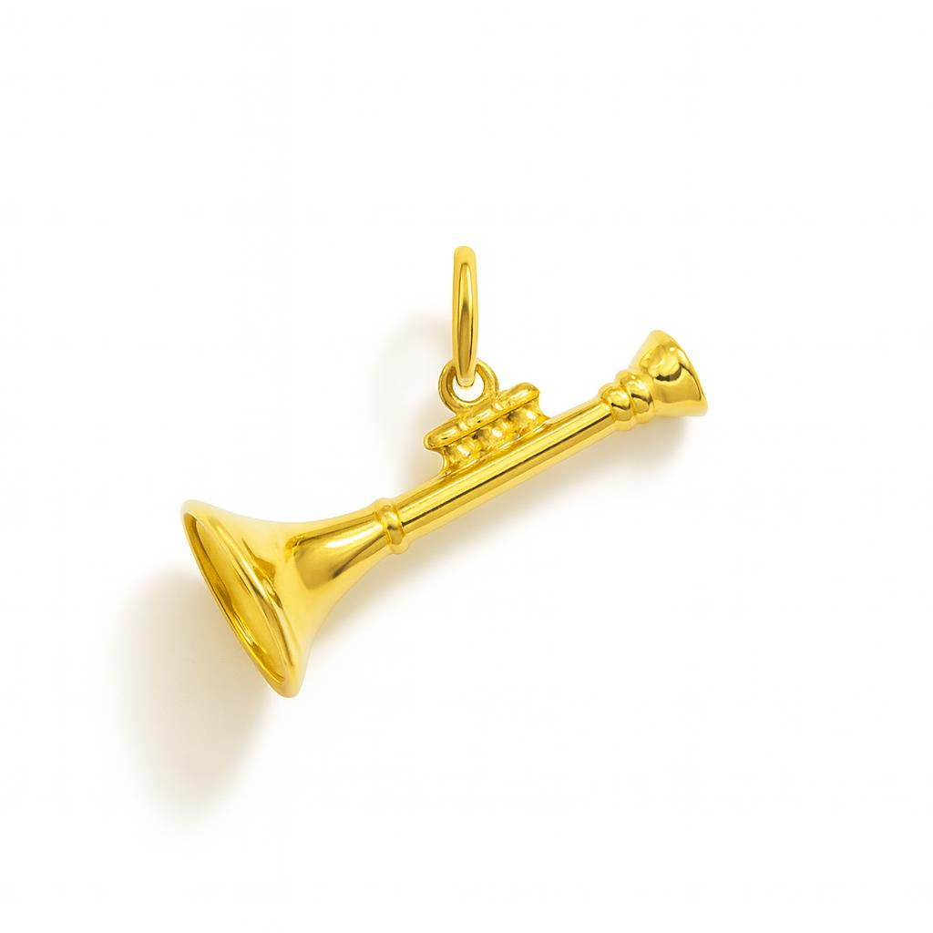Charm Tromba in Oro Giallo