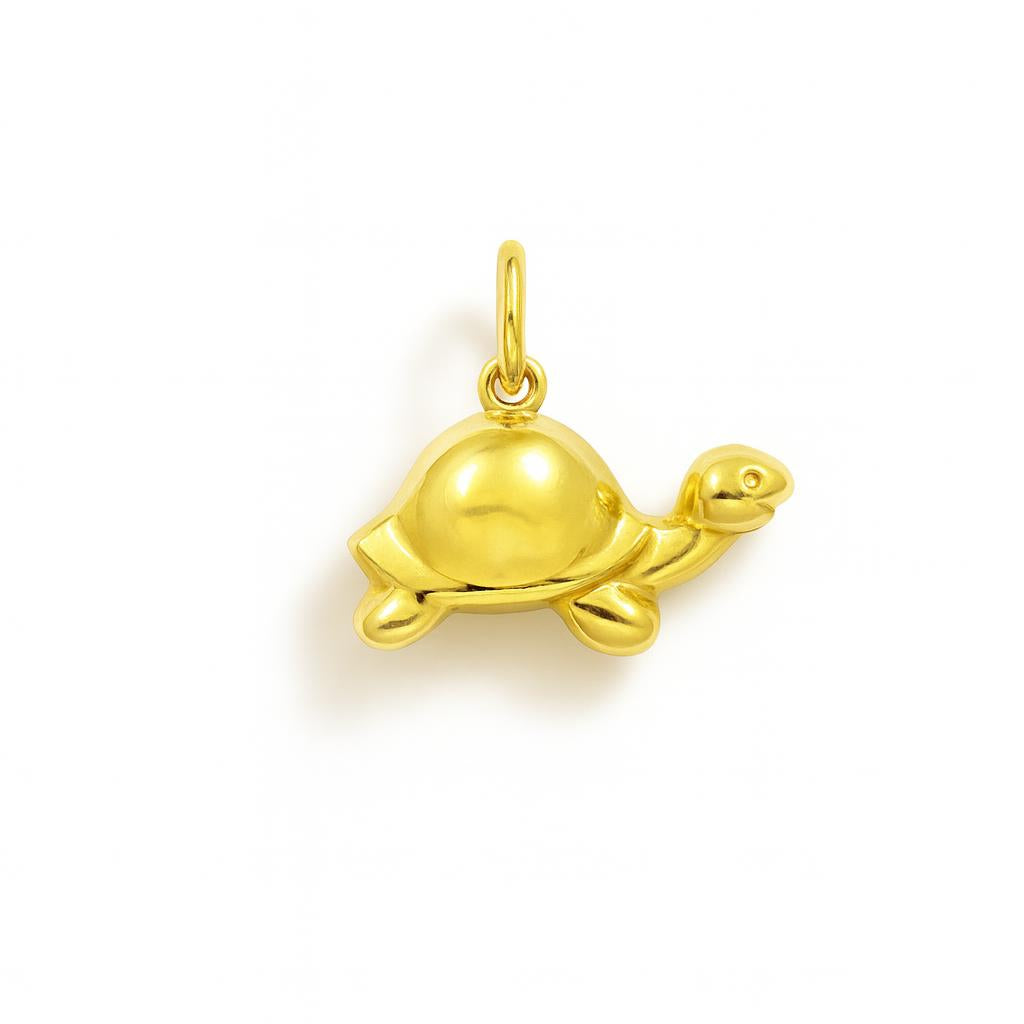 Charm Tartaruga in Oro Giallo