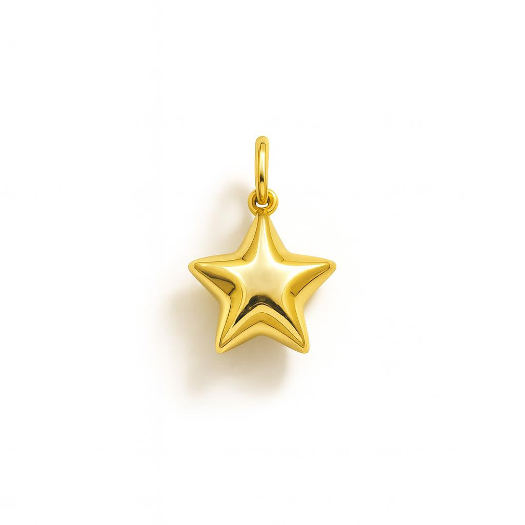 Charm Stella in Oro Giallo