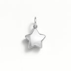 Charm Stella in Oro Bianco