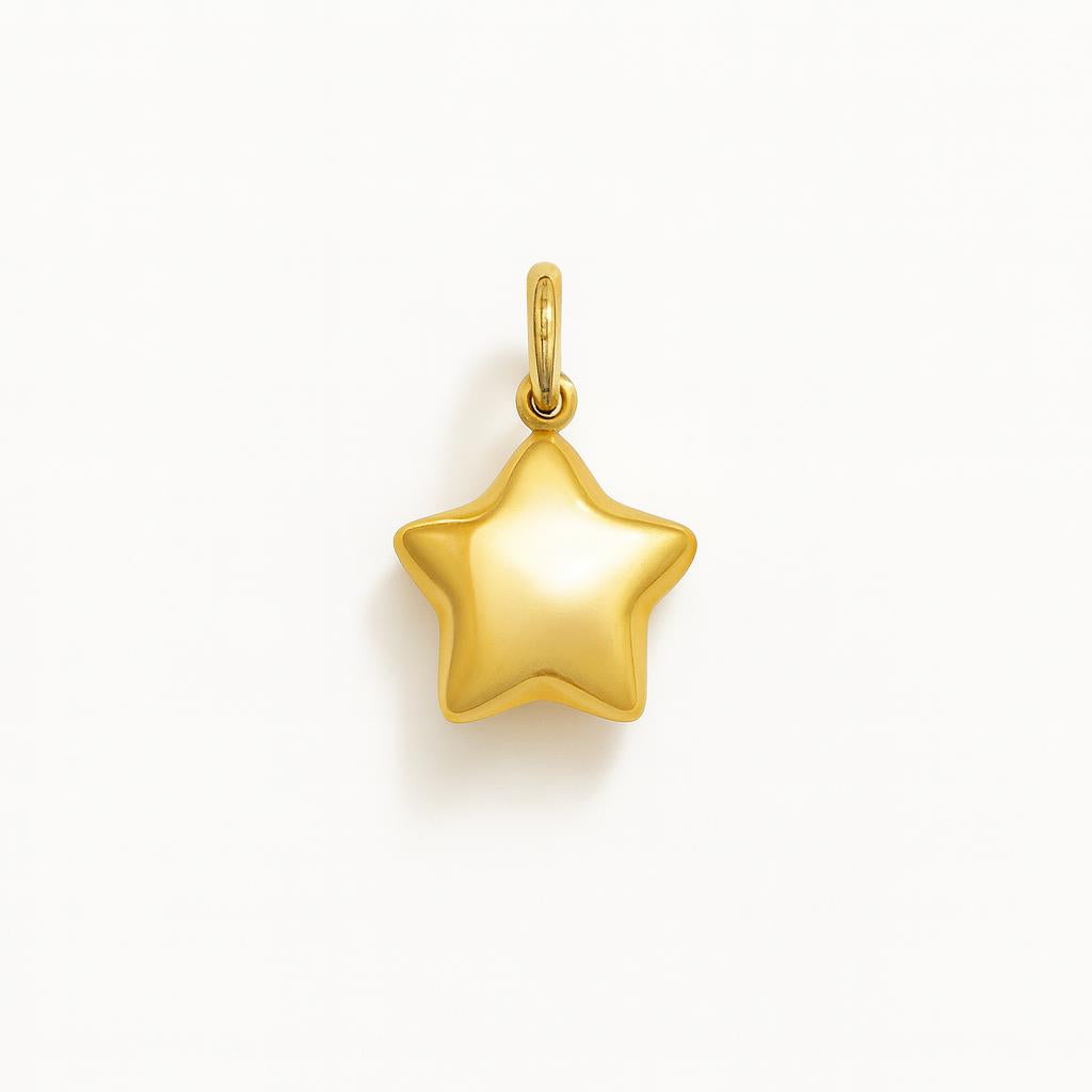 Charm Stella in Oro Giallo