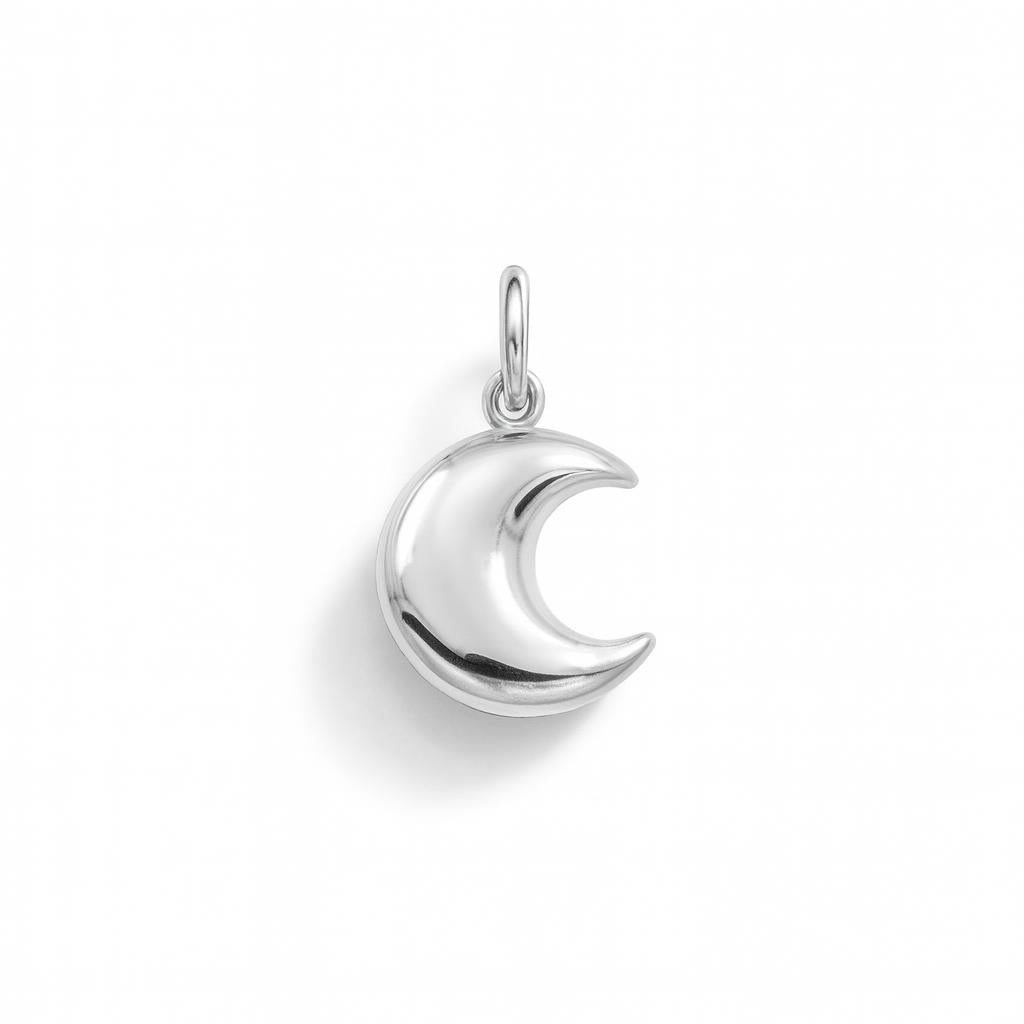 Charm Luna in Oro Bianco