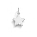 Charm Stella in Oro Bianco e Smalto Bianco