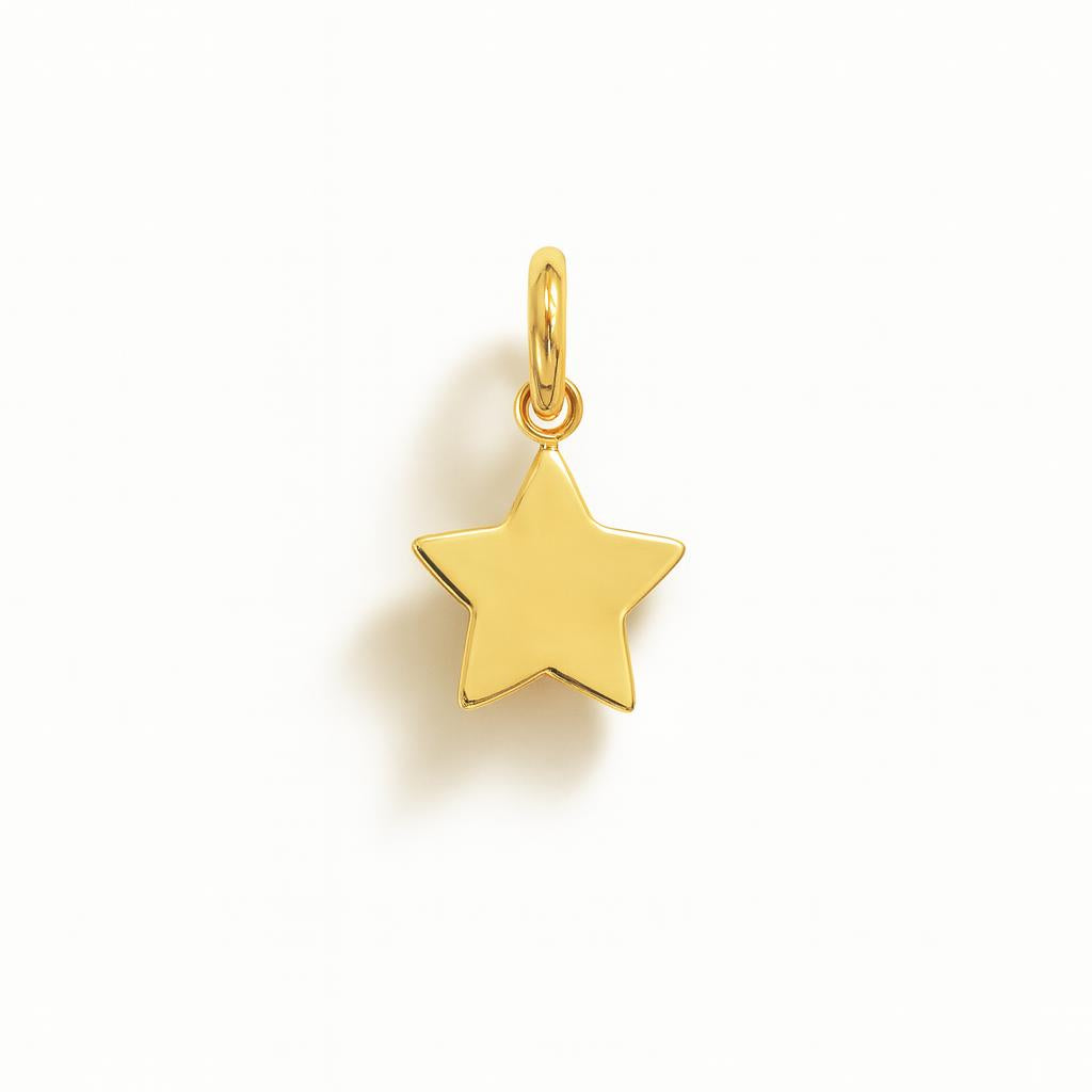 Charm Stella in Oro Giallo