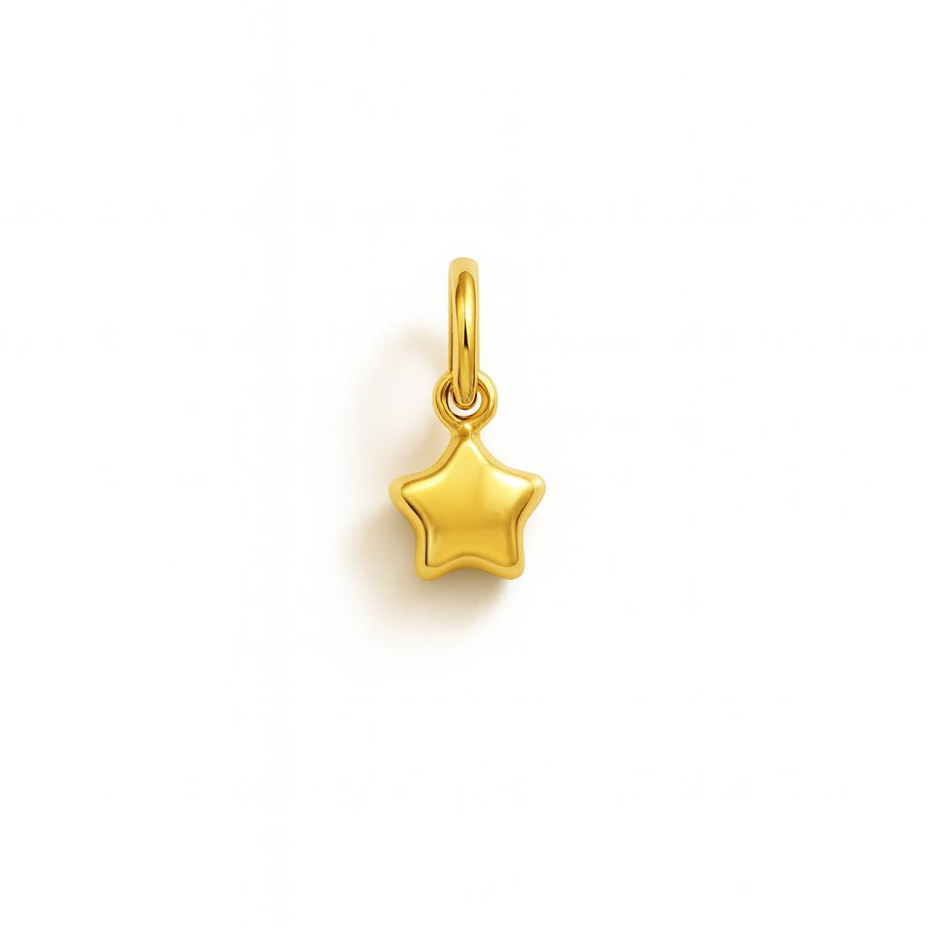 Charm Stella in Oro Giallo