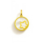 Yellow Gold and Mother-of-Pearl Stella Charm